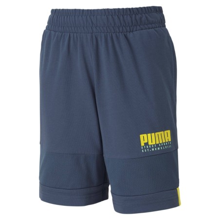 PANTALON CORTO ALPHA JERSEY SHORTS DARK DENIM