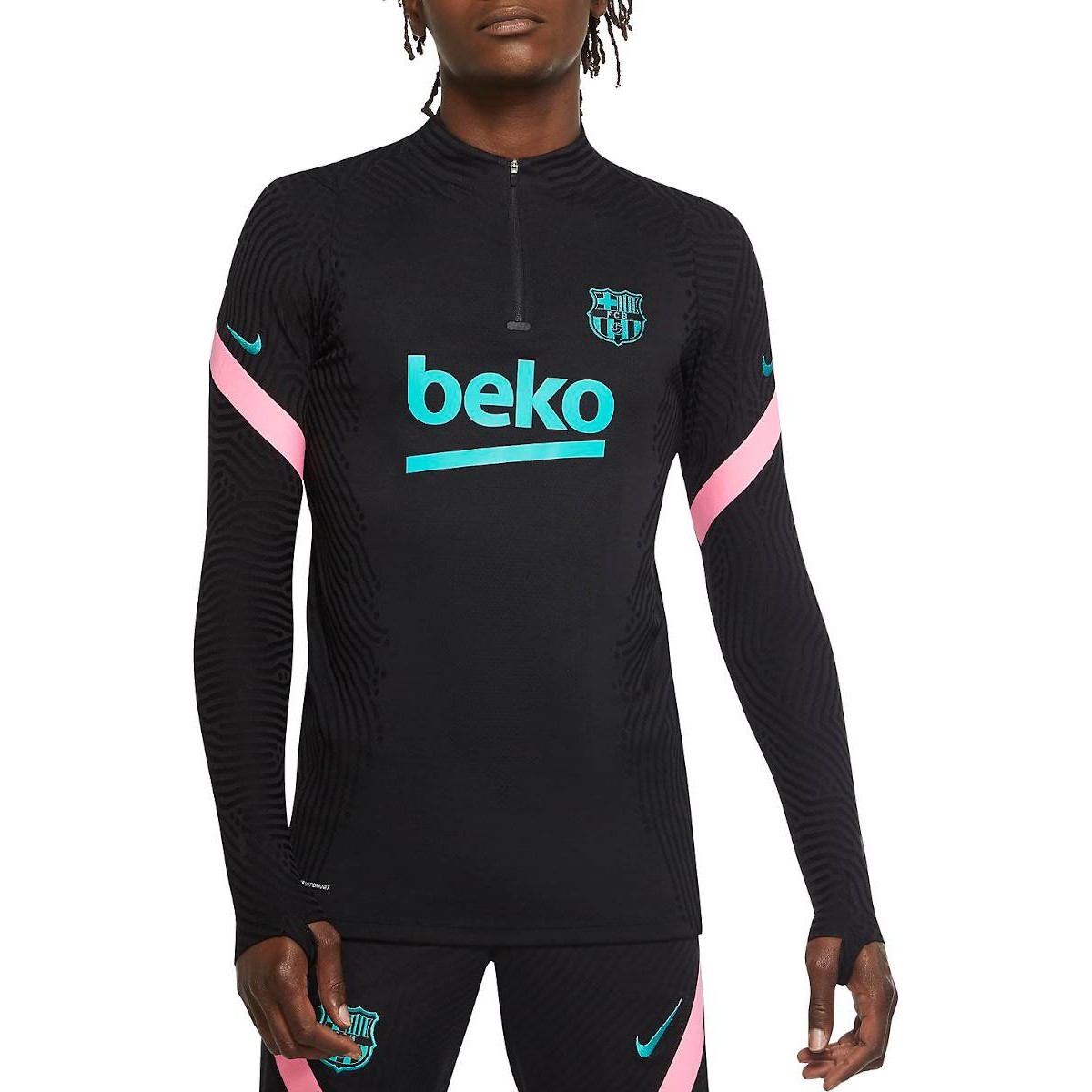 CAMISETA MANGA LARGA NIKE VAPORKNIT FC BARCELONA 20/21