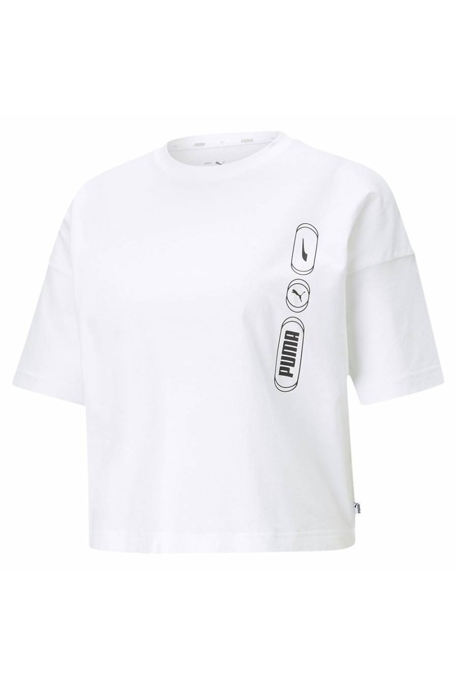 Torbellino Porcentaje Formular Camiseta Puma Rebel Fashion Tee White