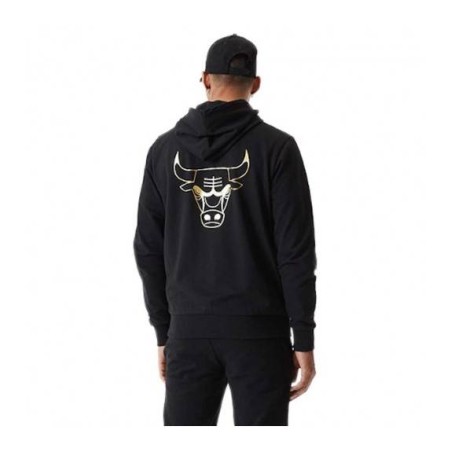 SUDADERA NEW ERA METALIC HOODY BULLS - masdeporte
