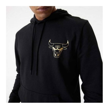 SUDADERA NEW ERA METALIC HOODY BULLS - masdeporte