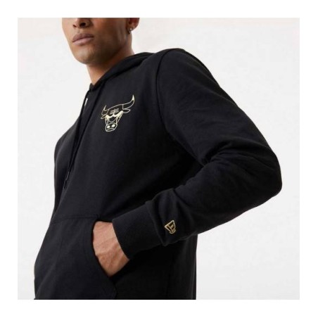 SUDADERA NEW ERA METALIC HOODY BULLS - masdeporte
