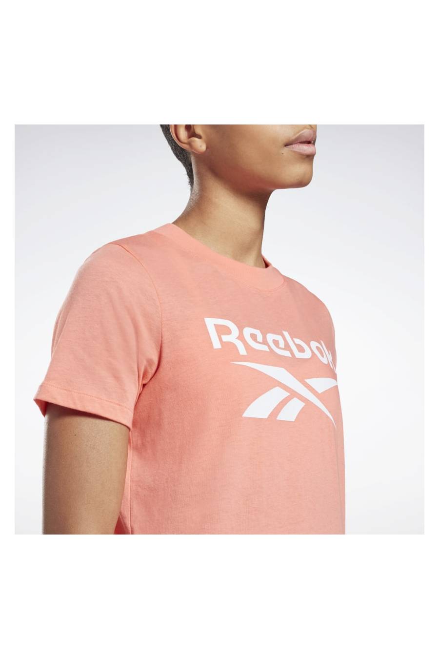 Camiseta Reebok Identity Logo - Twisted Coral - Msdsport by Masdeporte