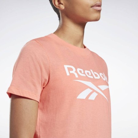 Camiseta Reebok Identity Logo - Twisted Coral - Msdsport by Masdeporte