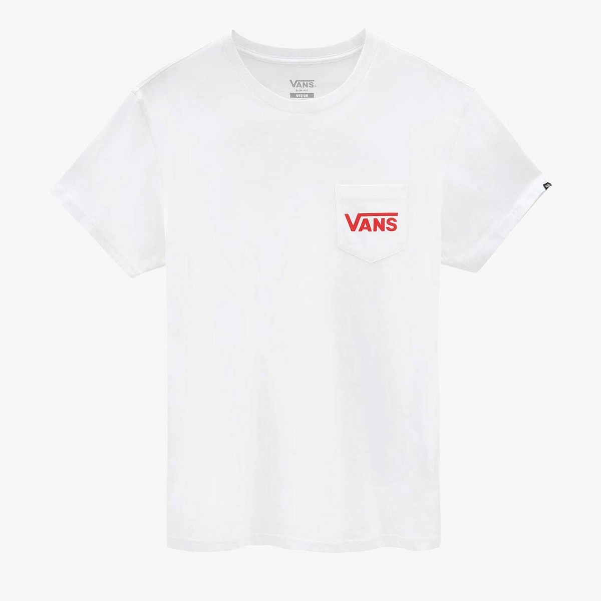camiseta vans blanca