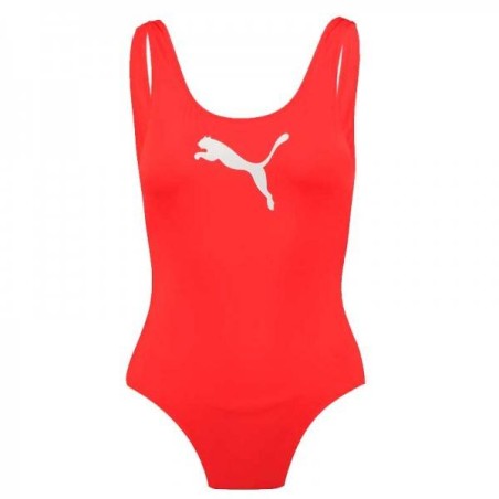 Bañador Mujer Puma Classic Swim suit - Rojo - Msdsport by masdeporte