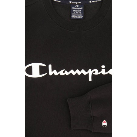 Sudadera con capucha Champion Crewneck Sweatshirt negra
