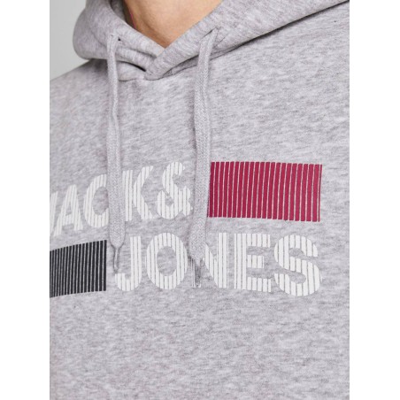 Sudadera Jack & Jones JJecorp Logo Sweat 12152840-GRE - msdsport