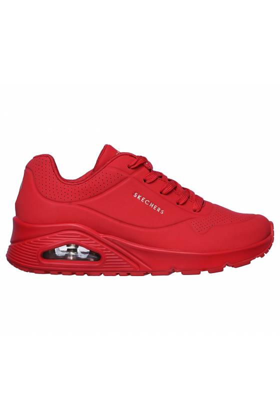 Zapatillas Skechers Uno Stand On Air para mujer 73690-RED