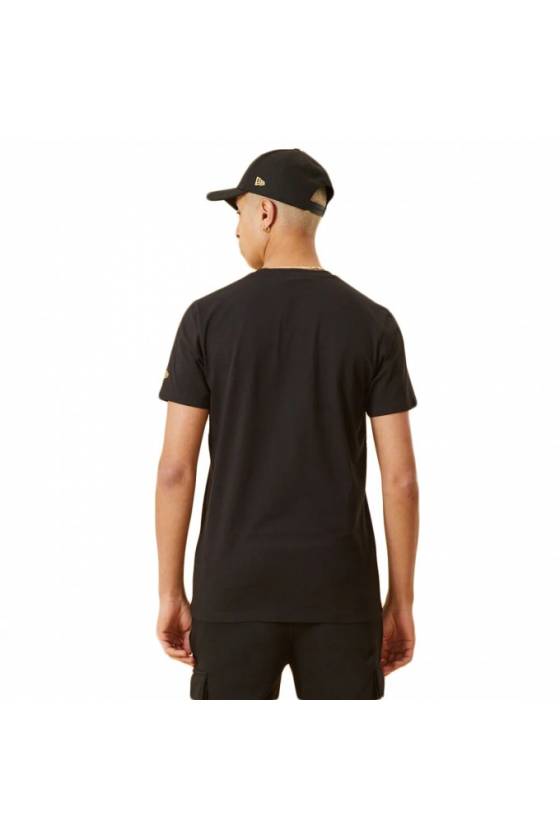 NBA BLK AND GLD METALLIC T CH BLK SP2022