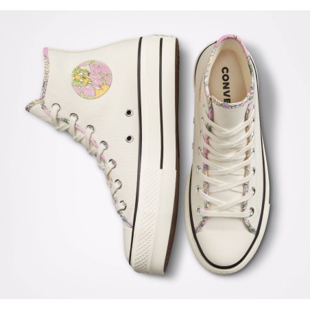 Zapatillas Converse Chuck Taylor All Star Lift Platform Crafted Florals - A02588C