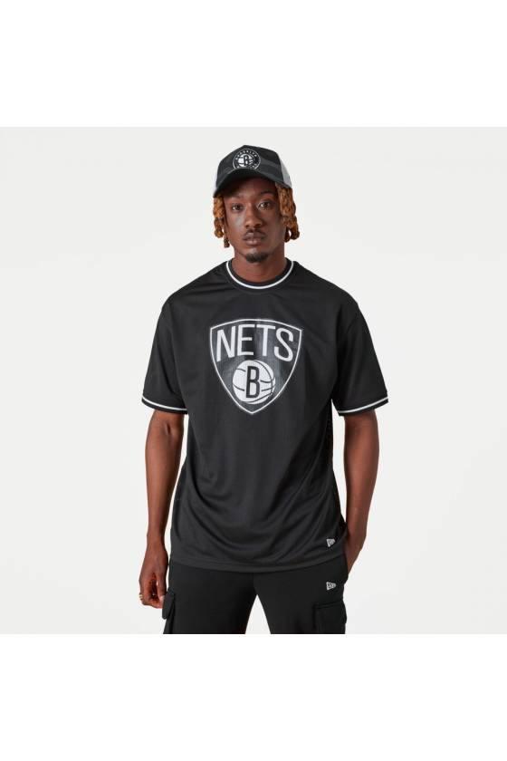Camiseta New Era Brooklyn Nets NBA Logo Oversized