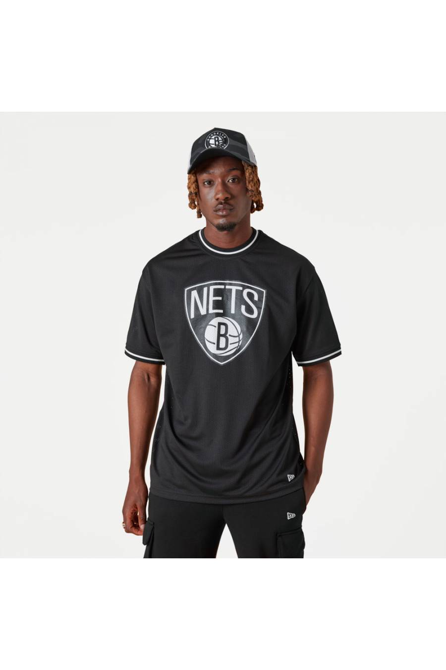 Camiseta New Era Brooklyn Nets NBA Logo Oversized 13083911