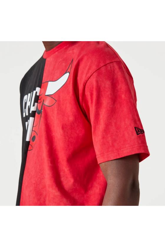 Camiseta New Era Chicago Bulls Split Graphic