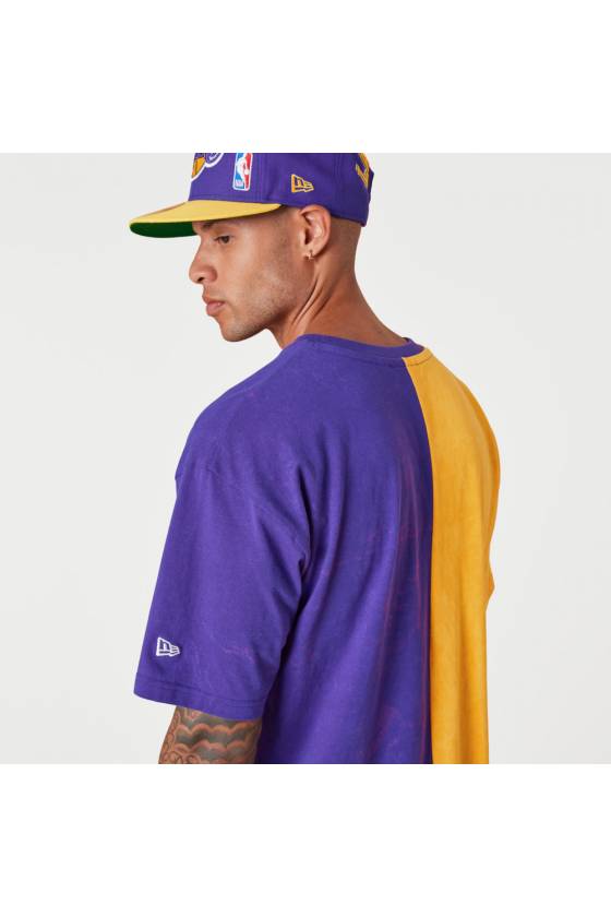 Camiseta New Era LA Lakers Split Graphic