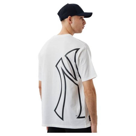 Camiseta New Era New York Yankees Half Logo Oversized 60284630