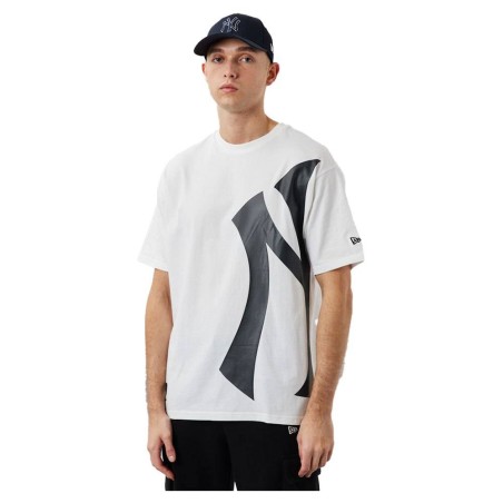 Camiseta New Era New York Yankees Half Logo Oversized 60284630