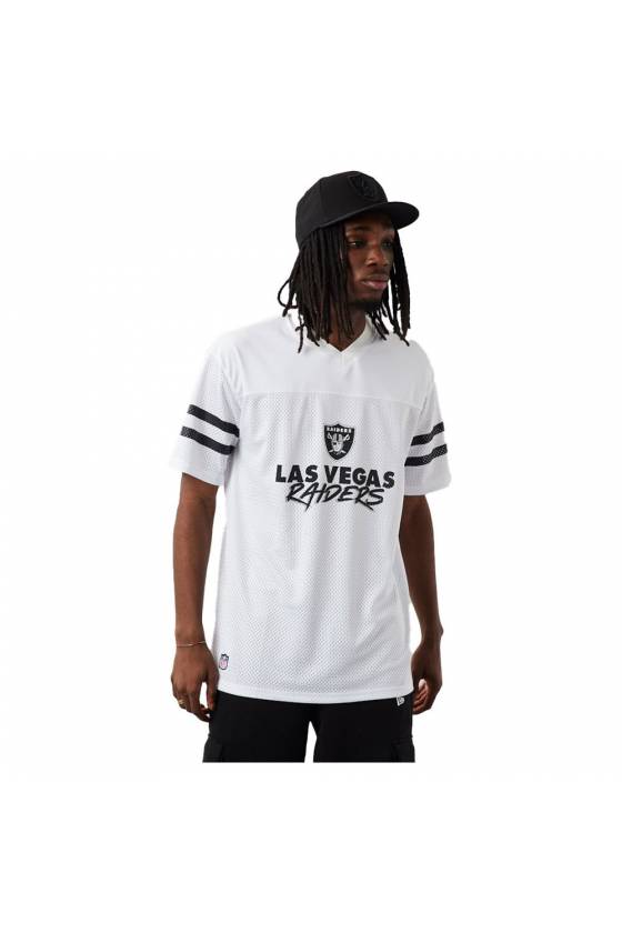 Camiseta New Era Las Vegas Raiders NFL Script Mesh 60284671