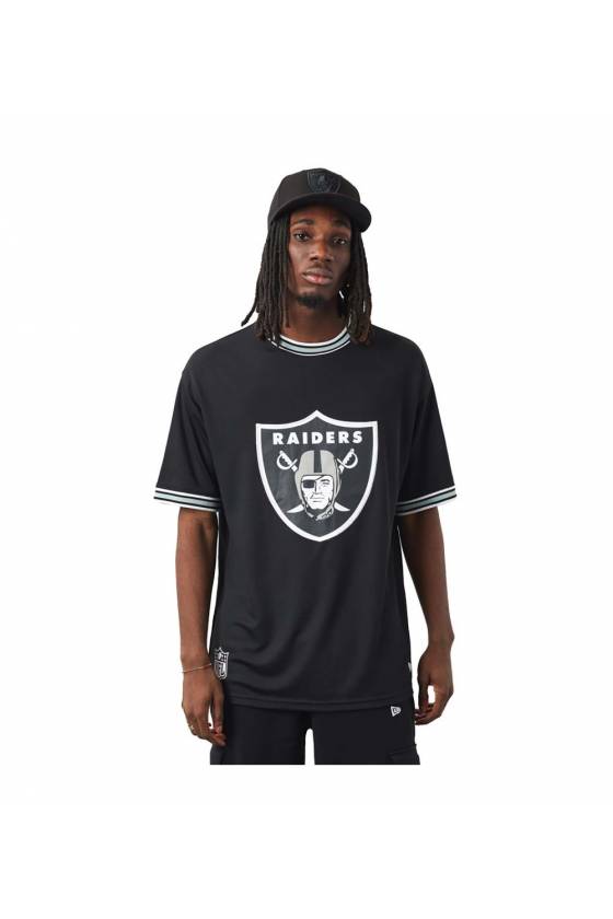 Camiseta New Era Las Vegas Raiders NFL Team Logo Oversized Mesh