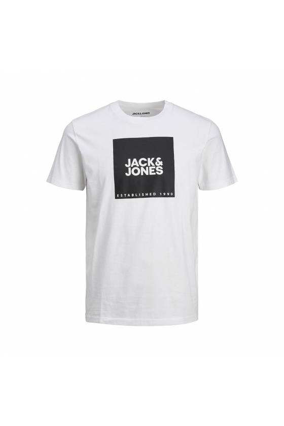 Camiseta Jack and Jones Lock 12213248-WHT