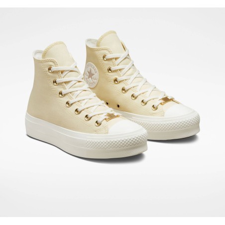 Zapatillas Converse All Star Lift Platform Tonal Gold A05198C