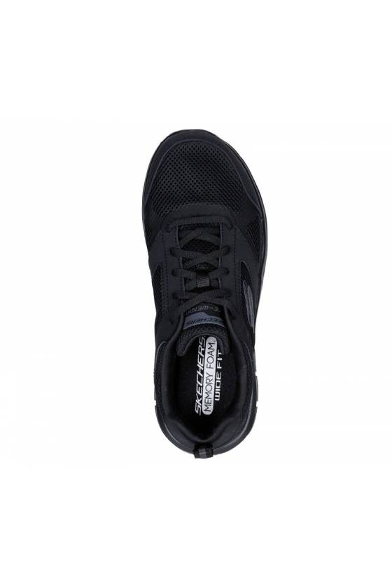 Mesh Lace-Up Sneaker W Black Leat SP2023