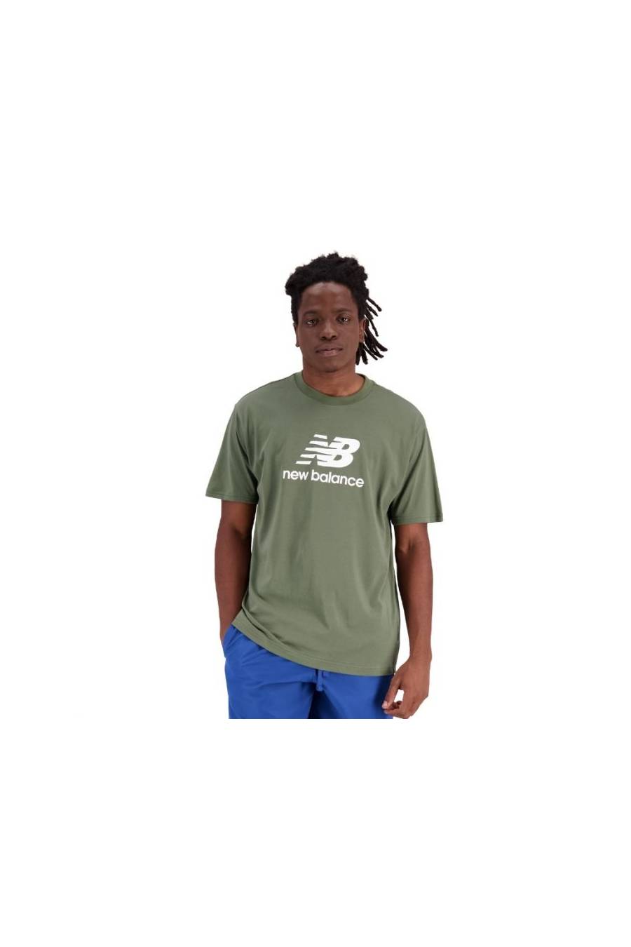 tarifa revolución Flexible Camiseta New Balance Essentials Stacked Logo MT31541_DON