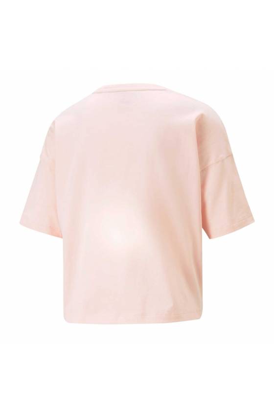 ESS Cropped Logo Tee Rose Dust SP2023