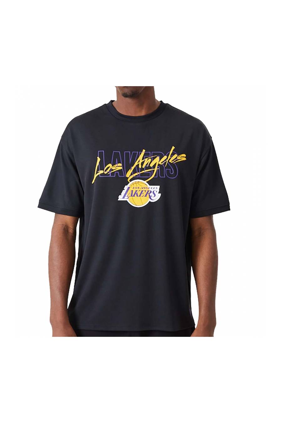 Camiseta New Era Script Os Mesh Lakers 60332200