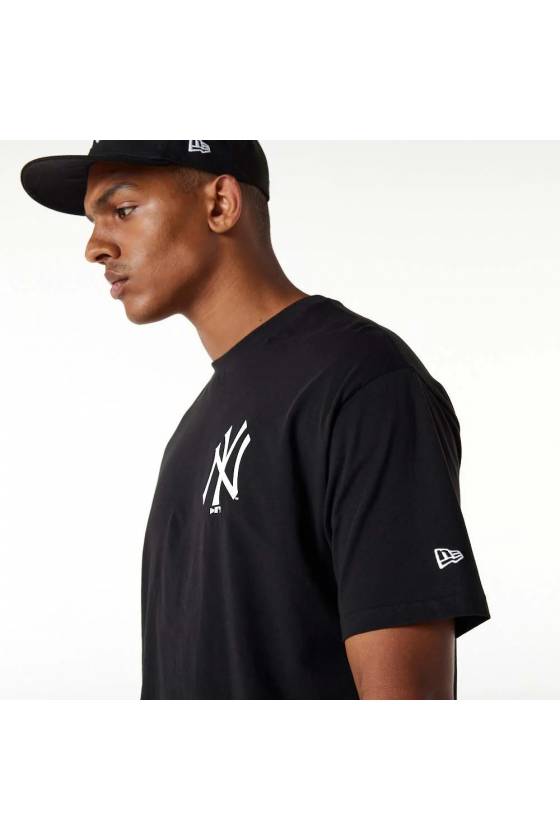 Camiseta New Era New York Yankees MLB Big Logo Oversized 12195450