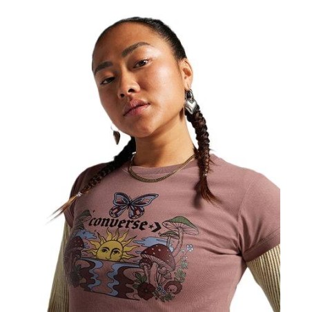 Camiseta Converse Blooming Skate