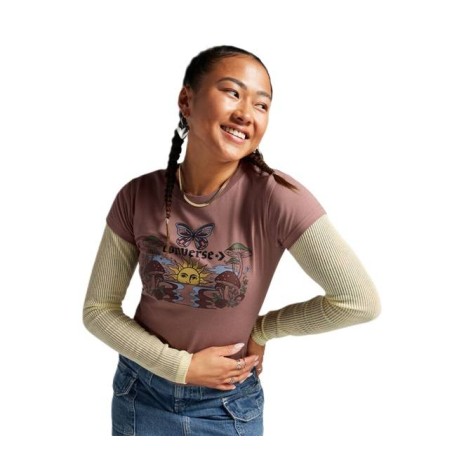 Camiseta Converse Blooming Skate
