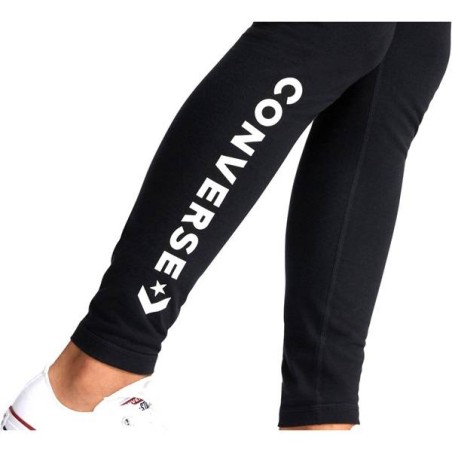 Leggings Converse Wordmark negro mujer