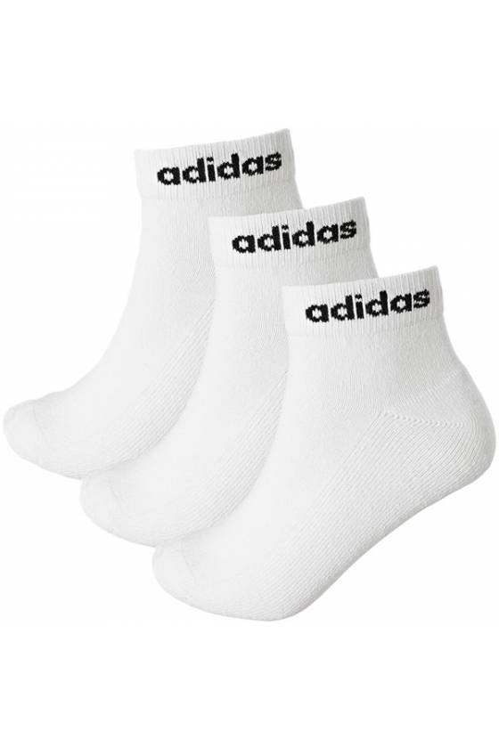 Pack 3 Calcetines Adidas tobilleros Linear Cushioned