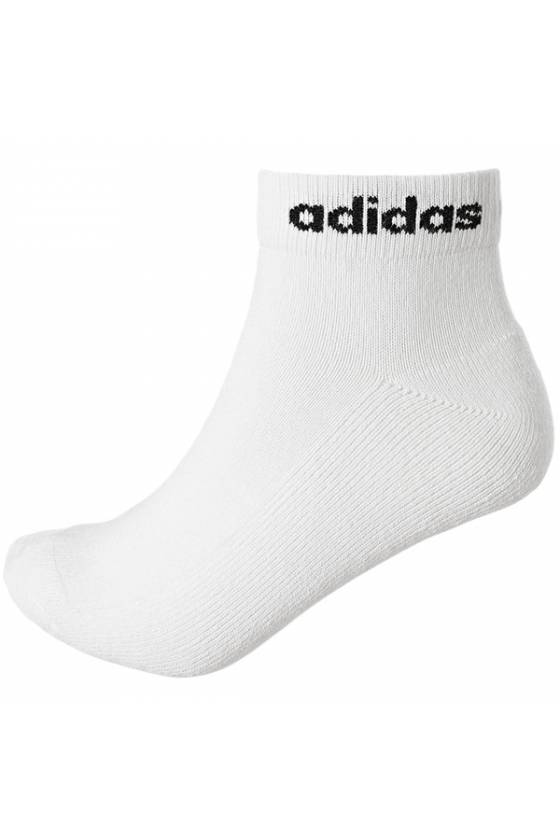 Pack 3 Calcetines Adidas tobilleros Linear Cushioned