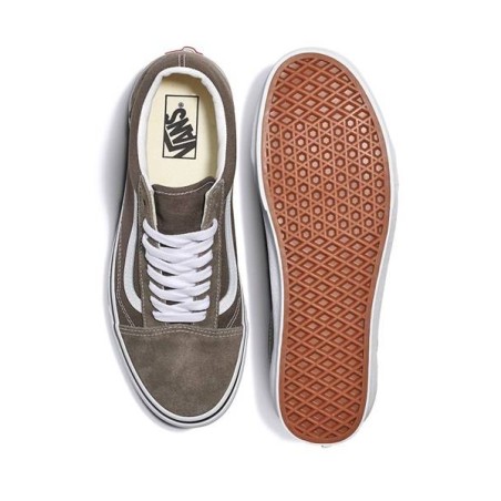 Zapatillas Vans de Piel Old Skool Color Theory gris