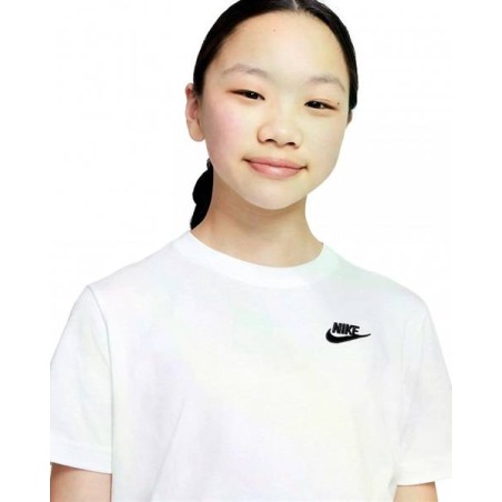 Camiseta de chica Nike Sportswear blanco