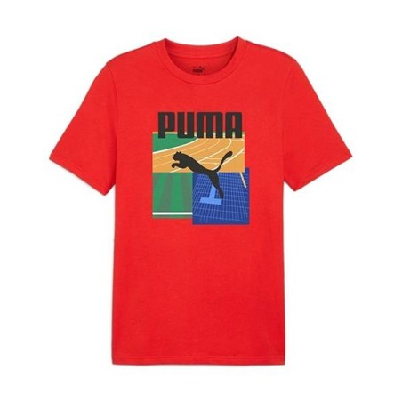 Camiseta Puma GRAPHICS Summer roja