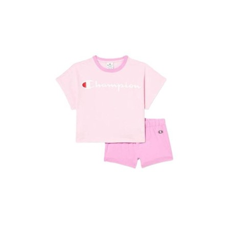 Conjunto champion infantil rosa