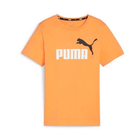 Camiseta Puma ESS+ 2 Col Logo Tee B Clementine