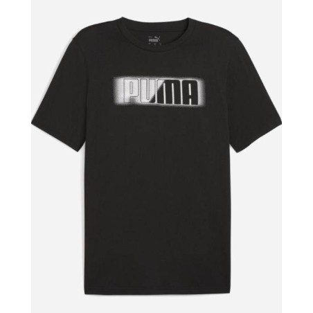 Camiseta graphics wording tee de puma en color Negro