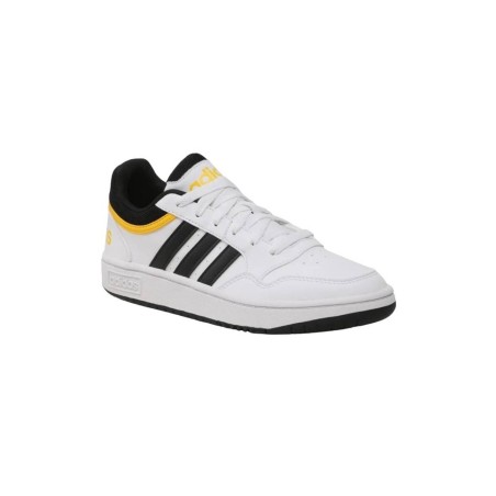 Zapatilla Adidas HOOPS 3.0 Blanco-Amarillo