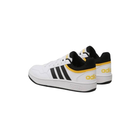 Zapatilla Adidas HOOPS 3.0 Blanco-Amarillo