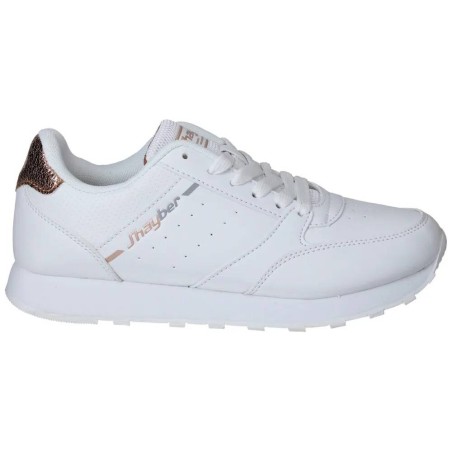 Zapatillas Clásicas de Mujer Celta Blanco-Rosa