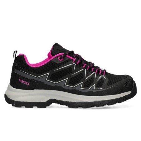 Zapatillas Paredes Trekking Rinlo Negro-Rosa