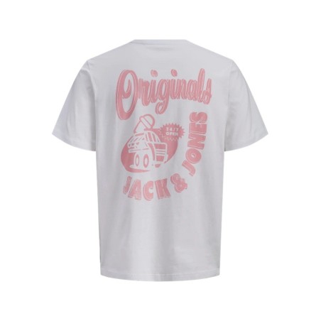 Camiseta jack & Jones Jorstudio blanco