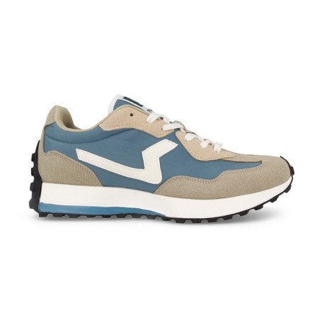 Zapatillas Paredes hombre Berzosa beige-turquesa
