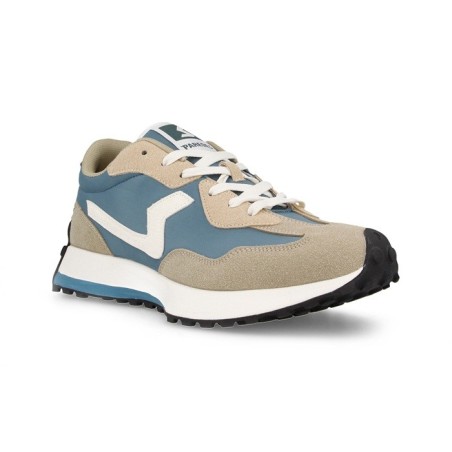 Zapatillas Paredes hombre Berzosa beige-turquesa
