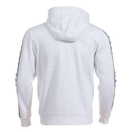 Chaqueta con capucha hombre Icono Street blanco negro