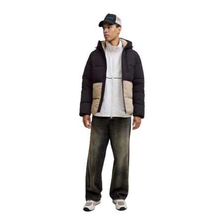 Chaqueta Corta Acolchada Jack & Jones JJEOWEN – Crockery/Black